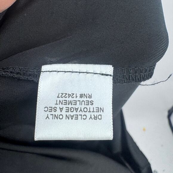 MISA Los Angeles Domino V-Neck Knot Front Maxi Dress in Black Size S NWT - Picture 8 of 10